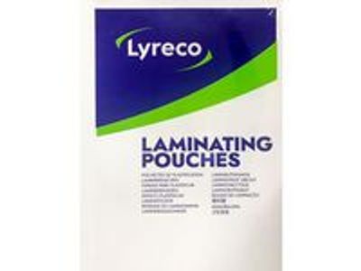 Laminat LYRECO A4 100mic Klar 100/fp