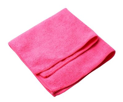 Städduk microfiber röd