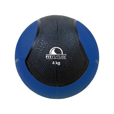 Medicinboll Fitfuture 4 kg, svart/blå