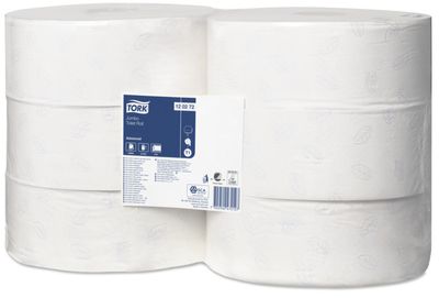 Toalettpapper Tork Advanced Jumbo Dekor 2-lager T1