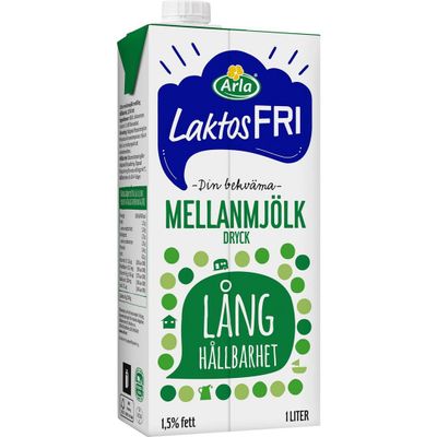 Lång hållbarhet laktosfri mjölk