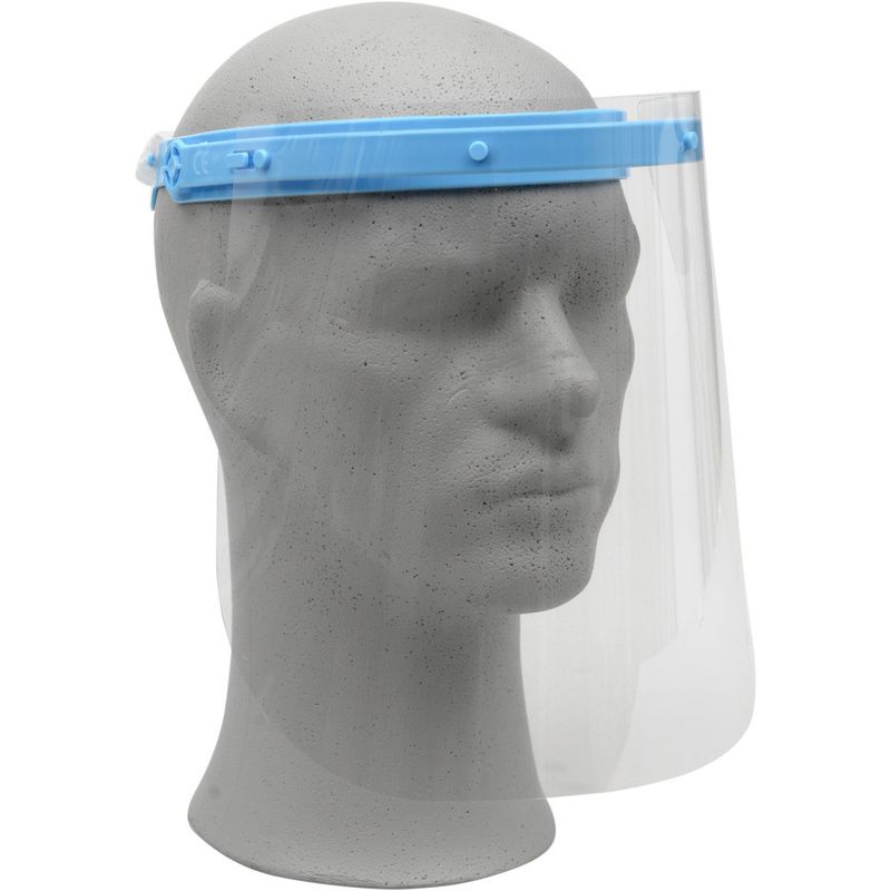 Skyddsvisir med huvudband