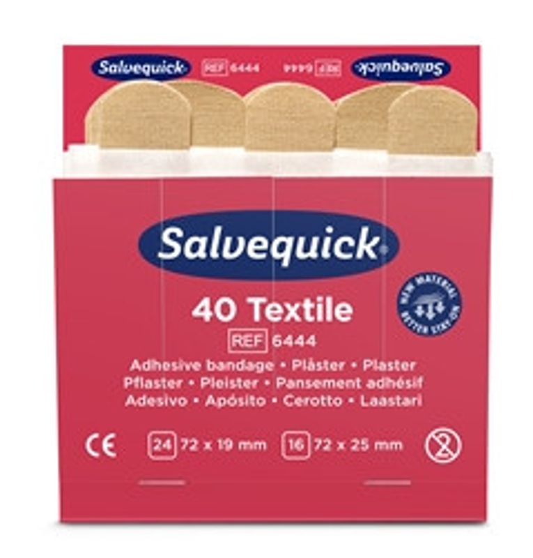 Plåster Salvequick refill 40 Textile