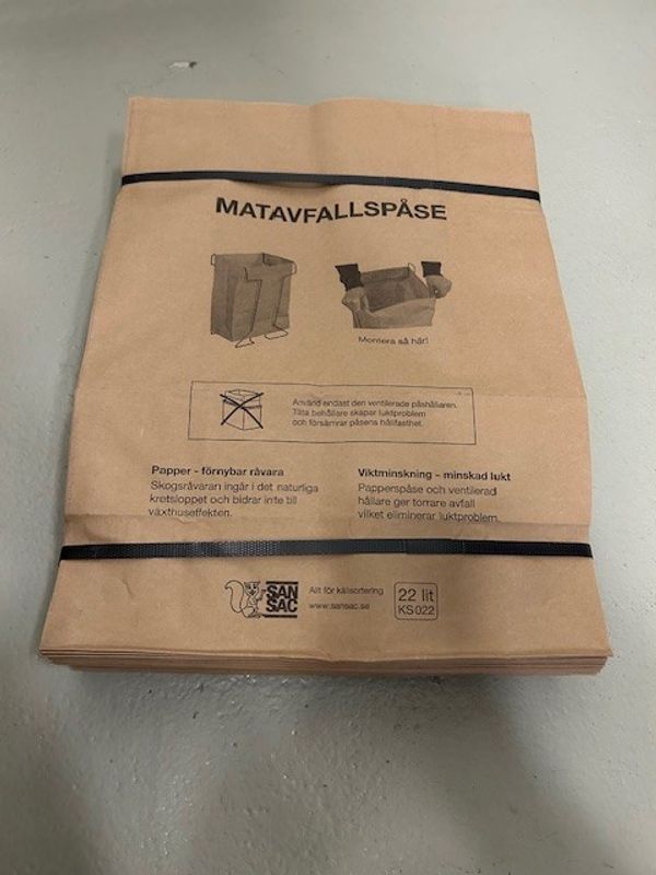 Brun kompost påse 22liter