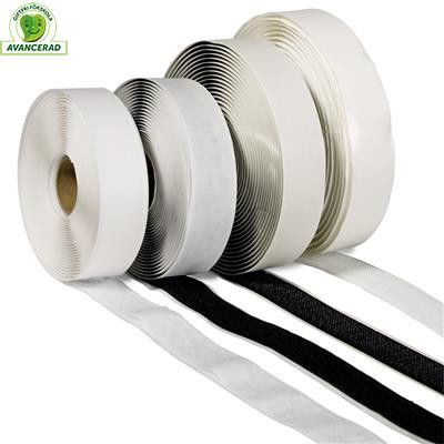 Kardborreband vit, 5 meter