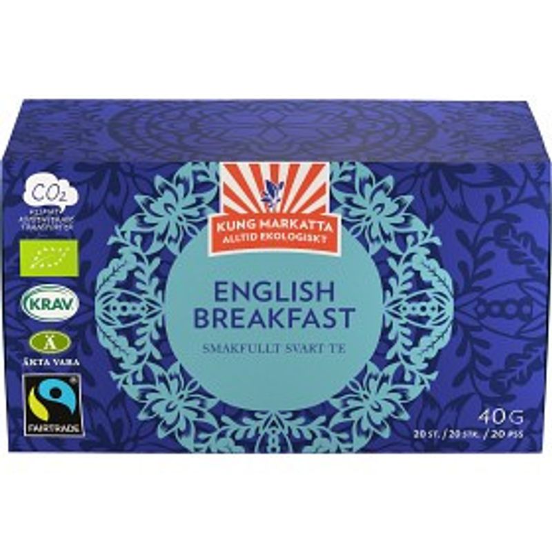 Kung Markatta English Breakfast Te 20-påsar