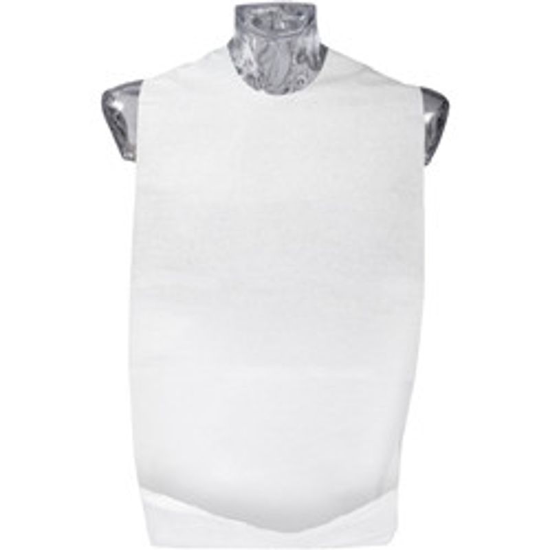 Haklapp pa/pl BIO Abena 37x67cm vit m ficka tejpfäste