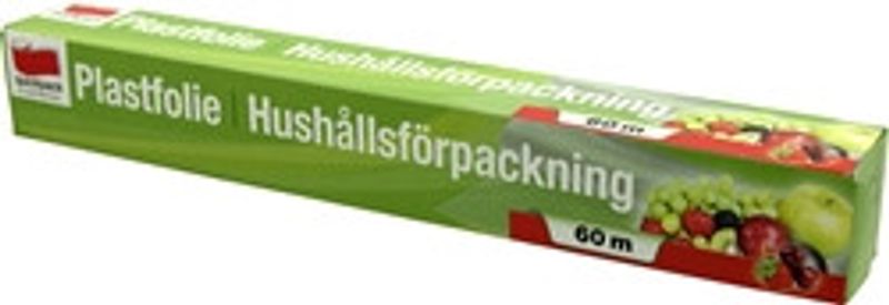 Köksfolie plast PE 0,29x60m 10my m dispenser