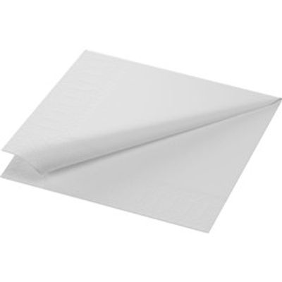 Servett tissue 1/4-vikt 1L 33x33cm standard vit