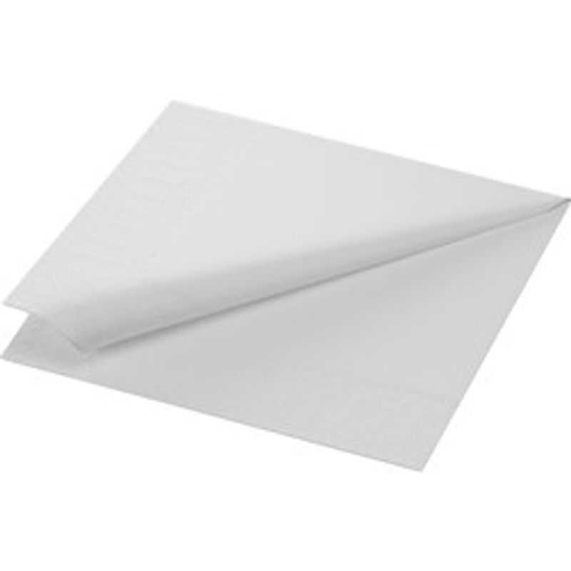 Servett tissue 1/4-vikt 1L 33x33cm standard vit