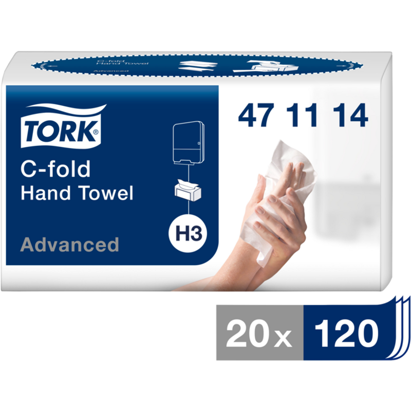 Handduk C-Fold Advanced H3