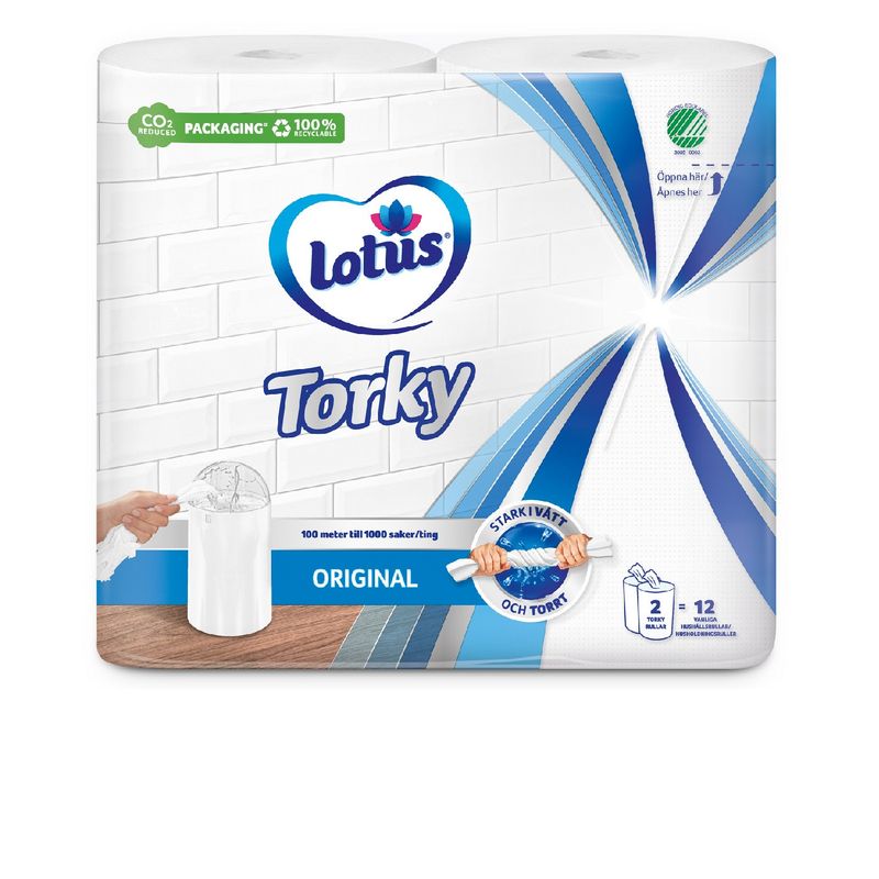 Torkrulle Lotus Torky vit