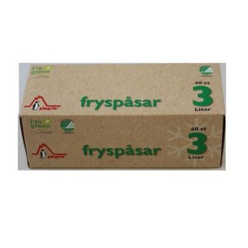 Fryspåse Pingvin 3 liters Svanenmärkta 40st/rl 18rl/krt