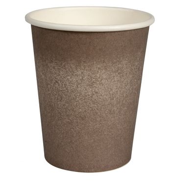 Pappersmugg Bägare 24cl brun/grå