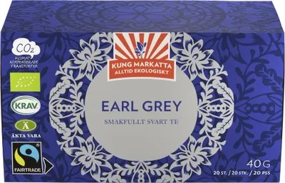 Kung Markatta Te Earl Grey Krav FT 20 påsar