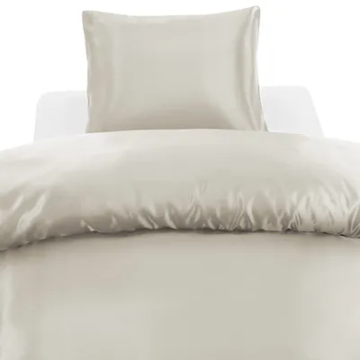 Glamoursatin Champagne Bäddset 150x210 Harmony