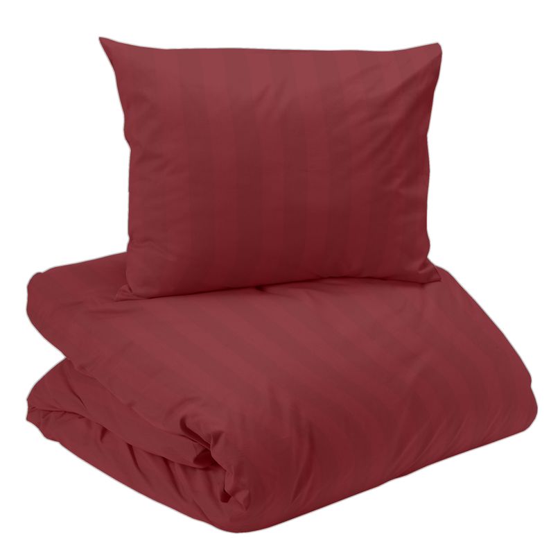 Mirage Julröd Satin bäddset 150x210