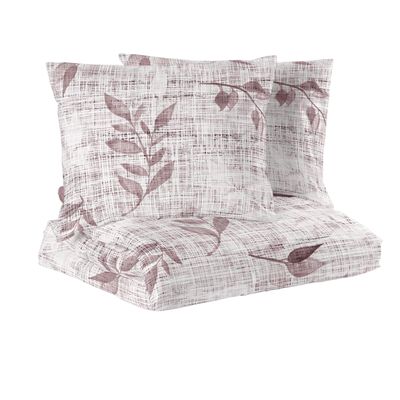 Luke Percale Rosa kingsize bäddset 220x210