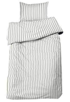 Chloé Satin Vit/Grön Påslakan Enkeltäcke 150x210