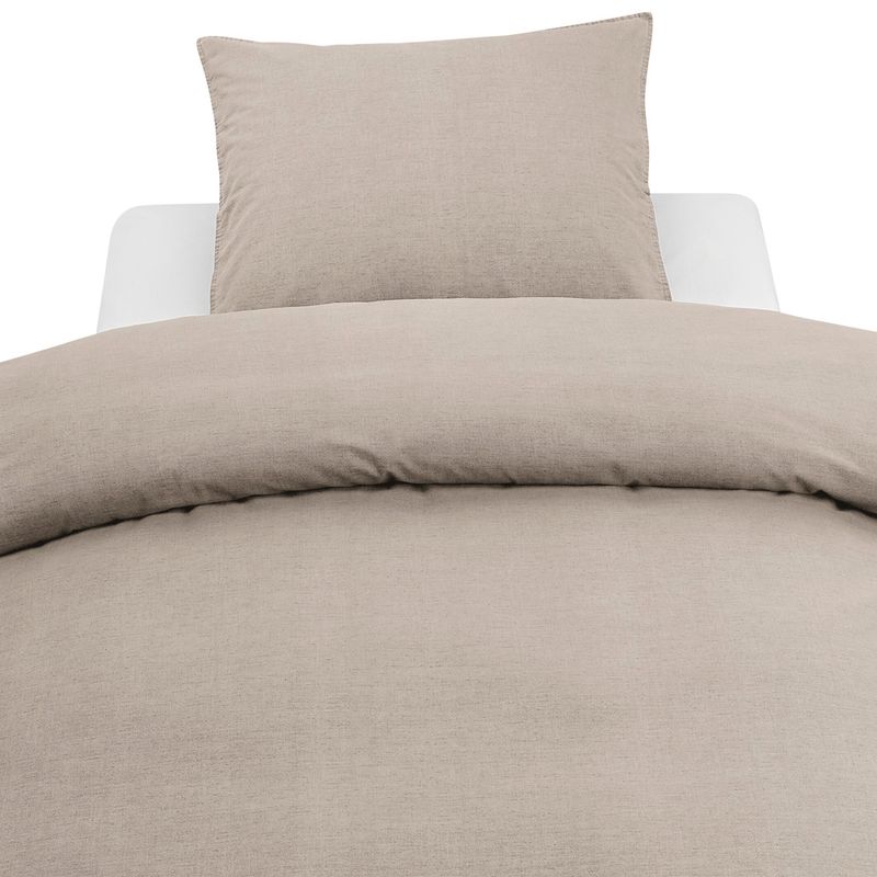 Washed Khaki Påslakan Enkeltäcke 150x210