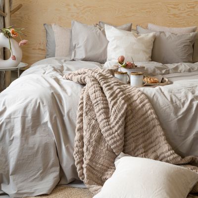 Skönt och svalt grönt bäddset i 100% Bomull percale till enkelsäng, påslakan 150X210cm, örngott 50X60cm