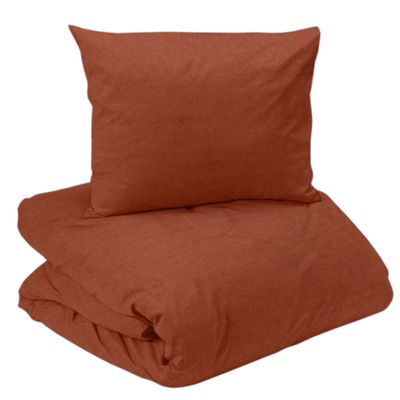 Elton Cognac Påslakan Enkeltäcke 150x210