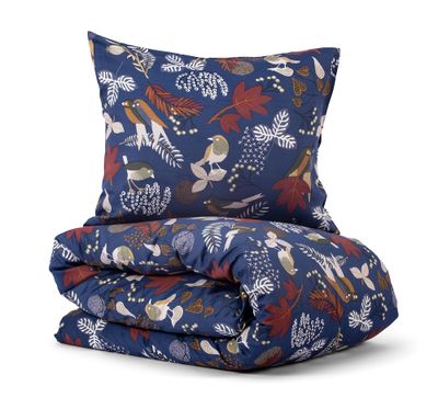 Varamon Marin Satin Bäddset Enkeltäcke 150x210 Kosta Linnewäfveri