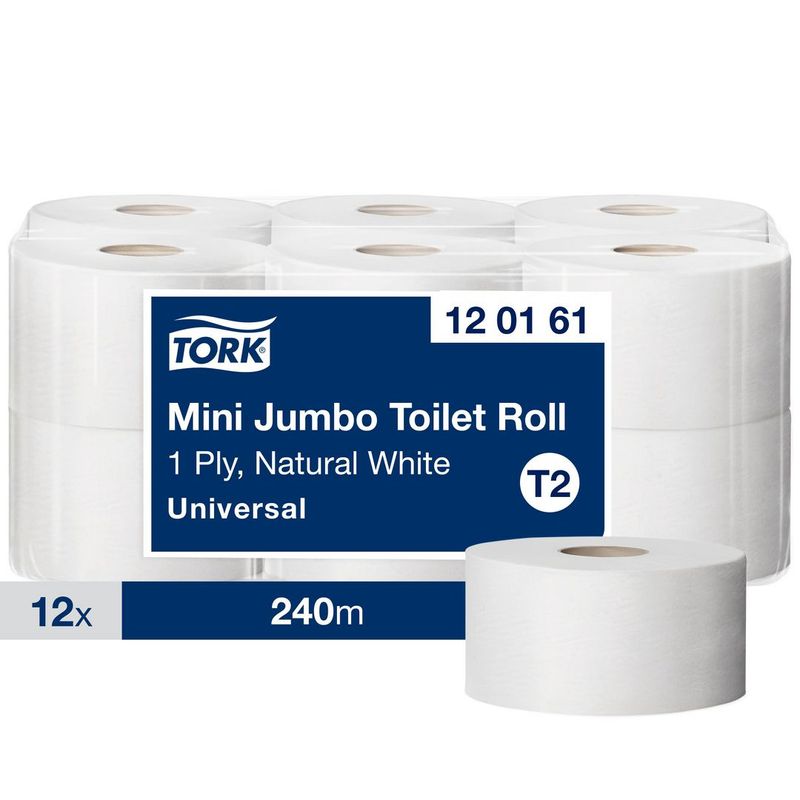 Toalettpapper TORK Uni T2 1-l natur12/fp