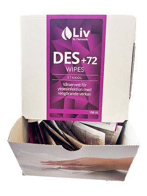 Ytdesinfektionsduk LIV Des +72 150/fp