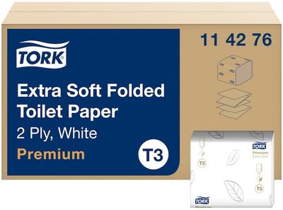 Toalettpapper TORK Vikt Premium T3, 2-lag, 7560/FP