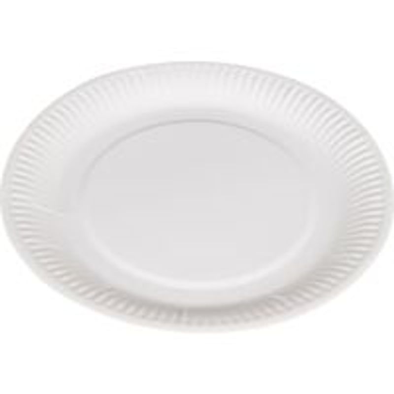 Papptallrik ABENA Gastro Ø15cm, Vit, 100st