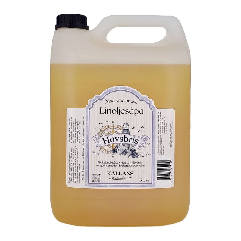 5 liter Linoljesåpa - Havsbris