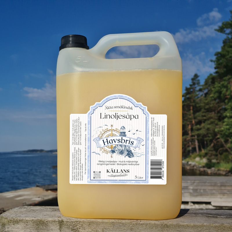 5 liter Linoljesåpa - Havsbris