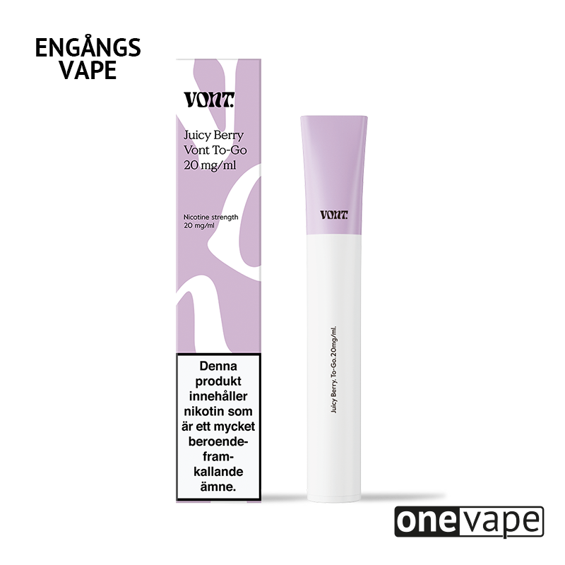 Vont To-Go Engångs Vape - Juicy Berry