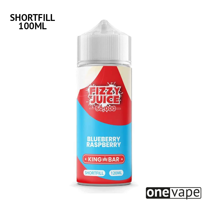 Fizzy King Bar - Blueberry Raspberry (100ml Shortfill)