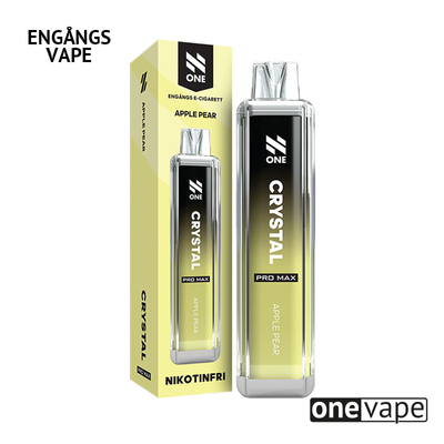 N One Crystal ZERO Engångs Vape - Apple Pear
