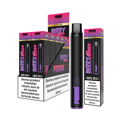 Frunk Bar Mesh Berry Mixer engångsvape 10-pack, förfyllda vapes med nikotin och 2 ml e-vätska.
