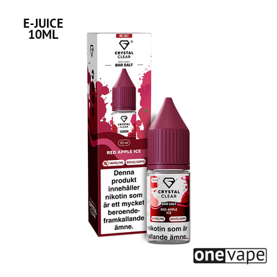 Crystal Clear - Red Apple Ice (10ml, Nic Salt)