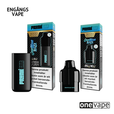 Frunk 5000 Engångs Vape - Sour Blue Razz
