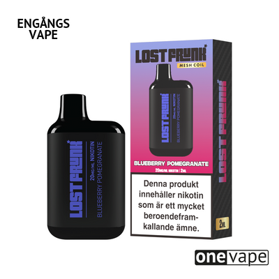 Lost Frunk Engångs Vape - Blueberry Pomegranate