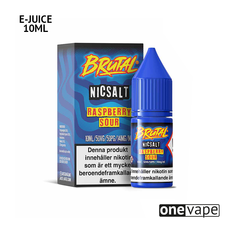 Just Juice Brutal - Raspberry Sour (10ml, Nic Salt)