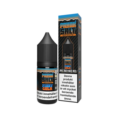 E-juice Frunk Bar Salt Fizzy Cola 14 mg 10 ml med flaska och kartong
