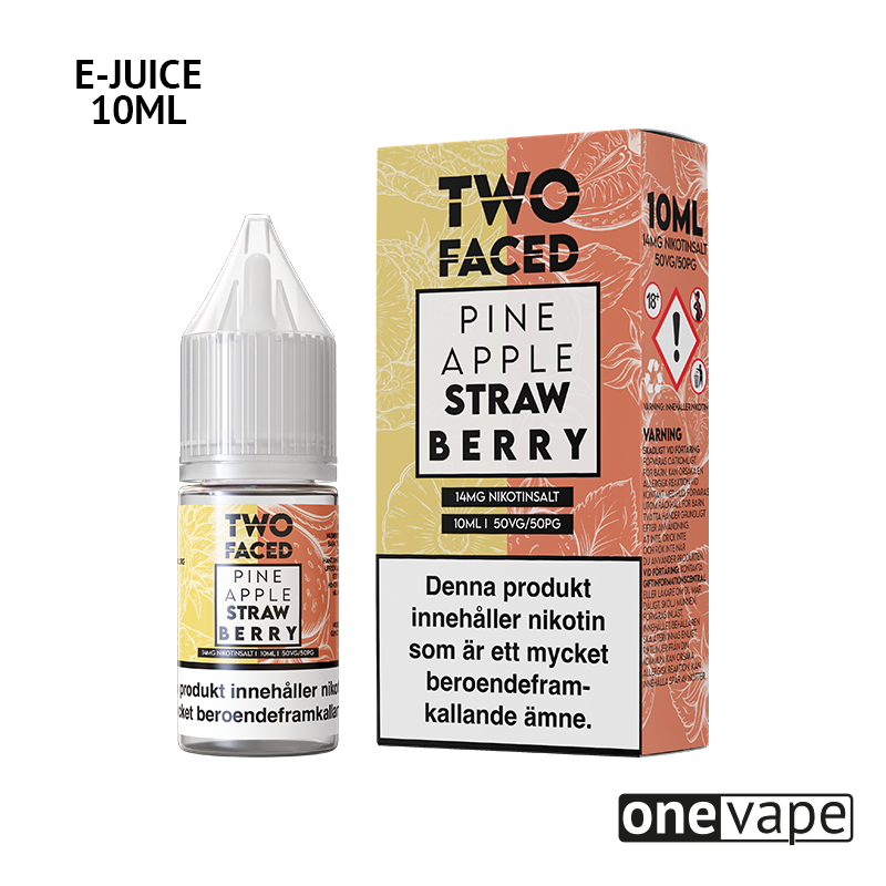 Two Faced - Pineapple Strawberry (10ml, Nic Salt)