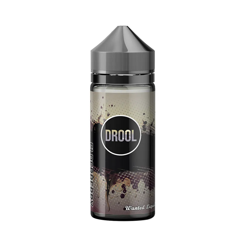 Drool Elderberry Lemonade originalflaska mot vit bakgrund