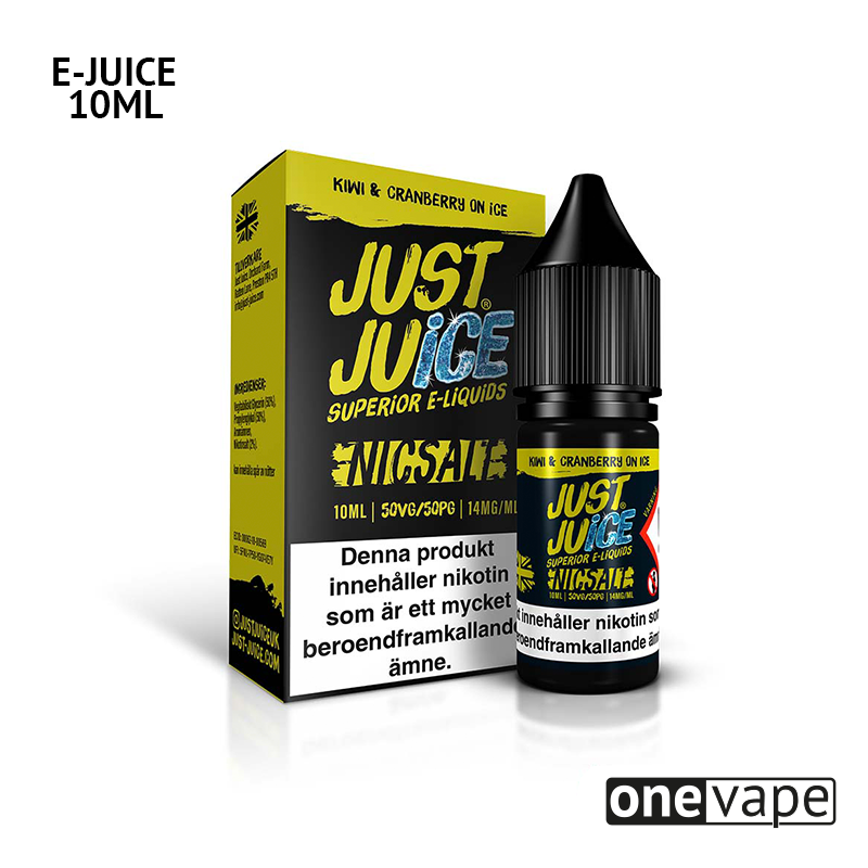 Just Juice - Kiwi & Cranberry on Ice (10ml, Nic Salt)
