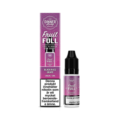Dinner Lady Bar Salts - Black Razz Grape (10ml, Nic Salt)
