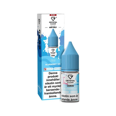 Crystal Clear - Blueberry Ice (10ml, Nic Salt)