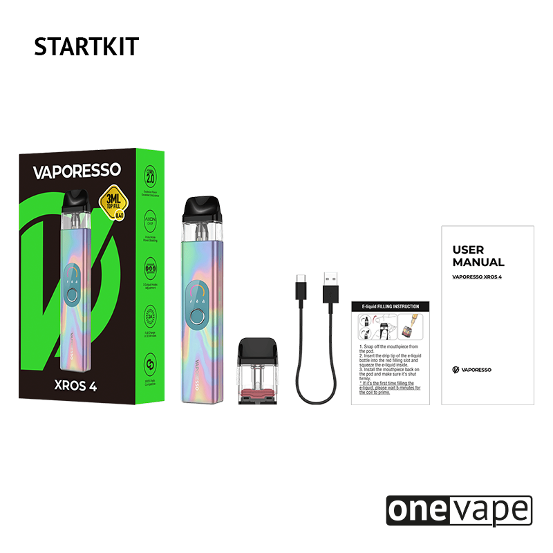 Vaporesso - XROS 4 Vape Kit (3ml, 1000mAh)
