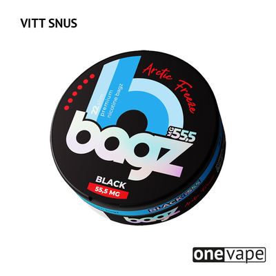 Bagz - Arctic Freeze Black (Vitt Snus)