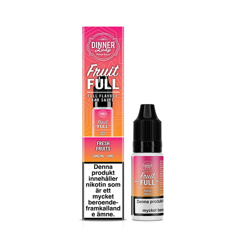 Dinner Lady Bar Salts - Fresh Fruits (10ml, Nic Salt)
